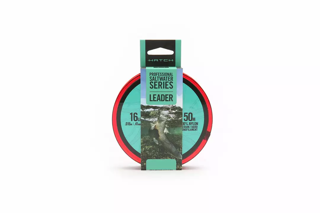 Fly Fishing Hatch Professional Saltwater Series Med/Hard Monofilament Leader 1 Fly Fishing Hatch Professional Saltwater Series Med/Hard Monofilament Leader