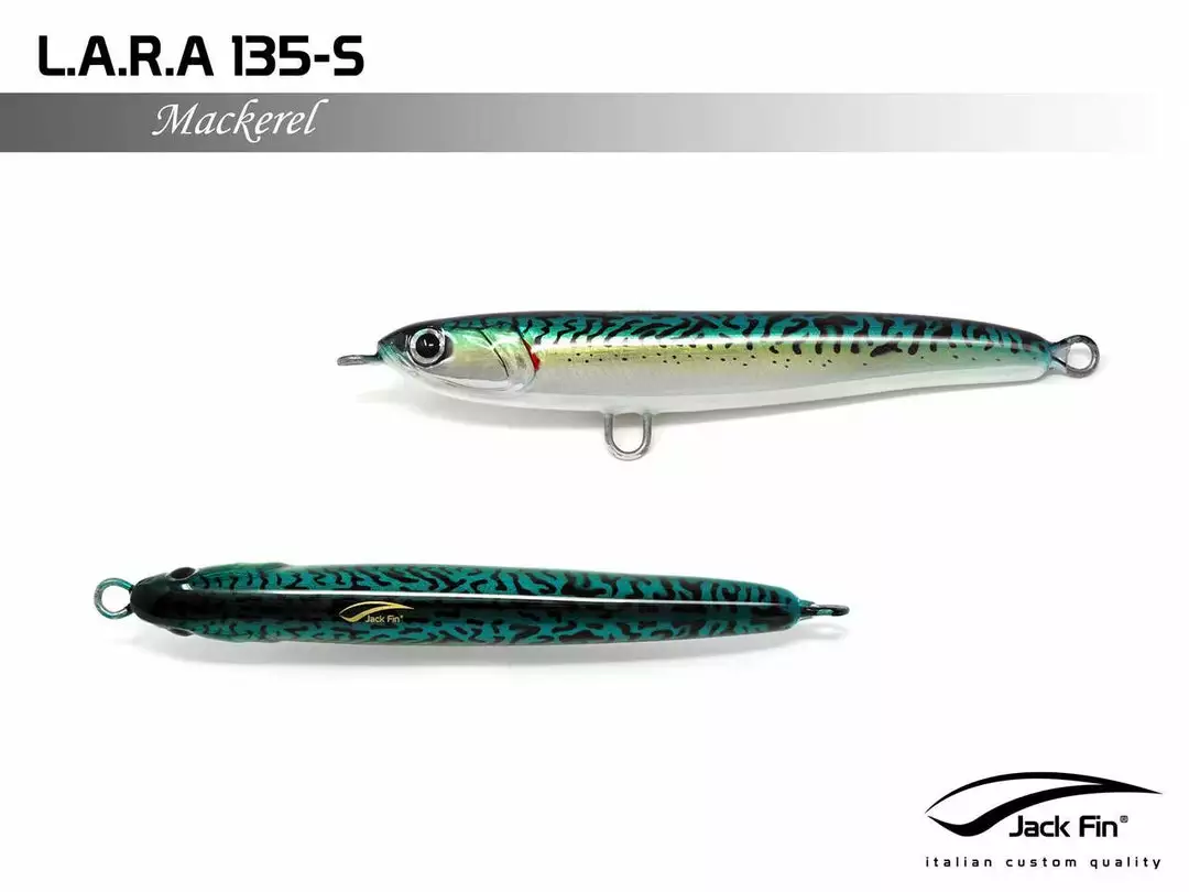 Lures Jack Fin LARA 135-S Stickbaits 4 Lures Jack Fin LARA 135-S Stickbaits