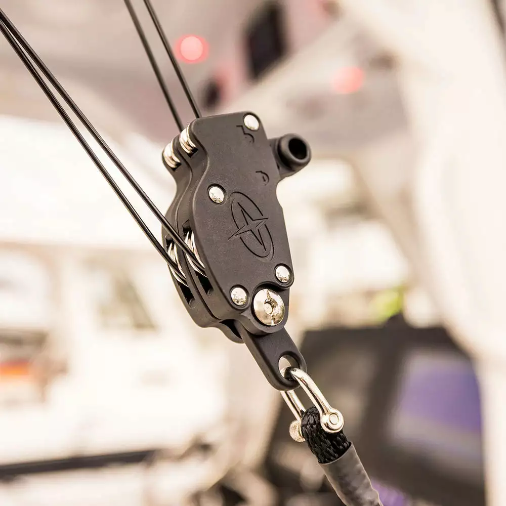 Gemlux GemLox Double Pulley W/ Heavy Duty Custom Rope Line & Leader 2 Gemlux GemLox Double Pulley W/ Heavy Duty Custom Rope Line & Leader