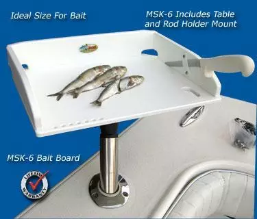 Deep Blue Marine Products Inc. Deep Blue MSK-6 MultiSystem Rod Holder Bait Table Accessories 1 Deep Blue Marine Products Inc. Deep Blue MSK-6 MultiSystem Rod Holder Bait Table Accessories
