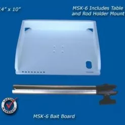 Deep Blue Marine Products Inc. Deep Blue MSK-6 MultiSystem Rod Holder Bait Table Accessories
