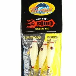 Tsunami Soft Body Squid Jig Sabiki Rig