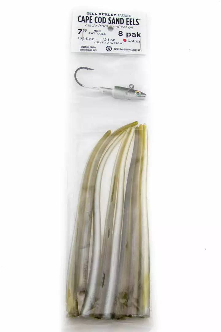Bill Hurley Lures Bill Hurley Cape Cod Sand Eel 7" Mini Rat Tails 9 Bill Hurley Lures Bill Hurley Cape Cod Sand Eel 7" Mini Rat Tails