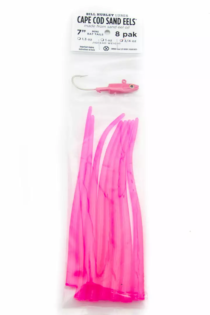 Bill Hurley Lures Bill Hurley Cape Cod Sand Eel 7" Mini Rat Tails 2 Bill Hurley Lures Bill Hurley Cape Cod Sand Eel 7" Mini Rat Tails