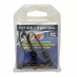 American Fishing Wire Terminal Tackle AFW Brass Coastlock Snap Swivels