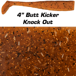 Fishbites Fight Club 4" Butt Kicker Paddle Tails