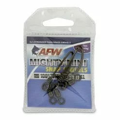 American Fishing Wire AFW Mighty Mini Stainless Steel Snap Swivels