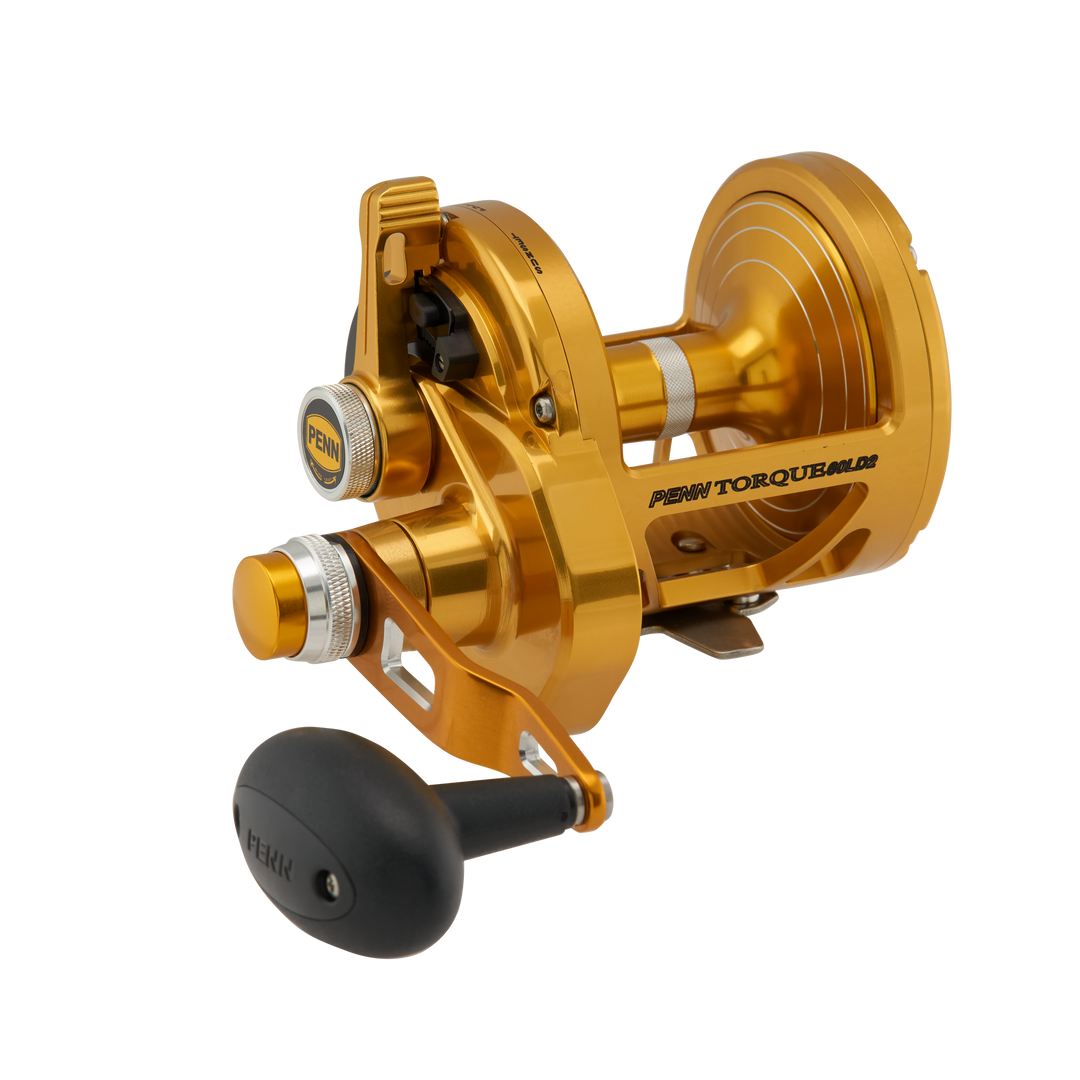 Penn Torque Lever Drag 2-Speed Reels 2 Penn Torque Lever Drag 2-Speed Reels