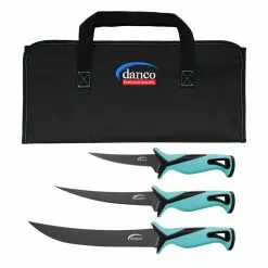 Terminal Tackle Danco 3-Piece Roll Up Fillet Knife Kit