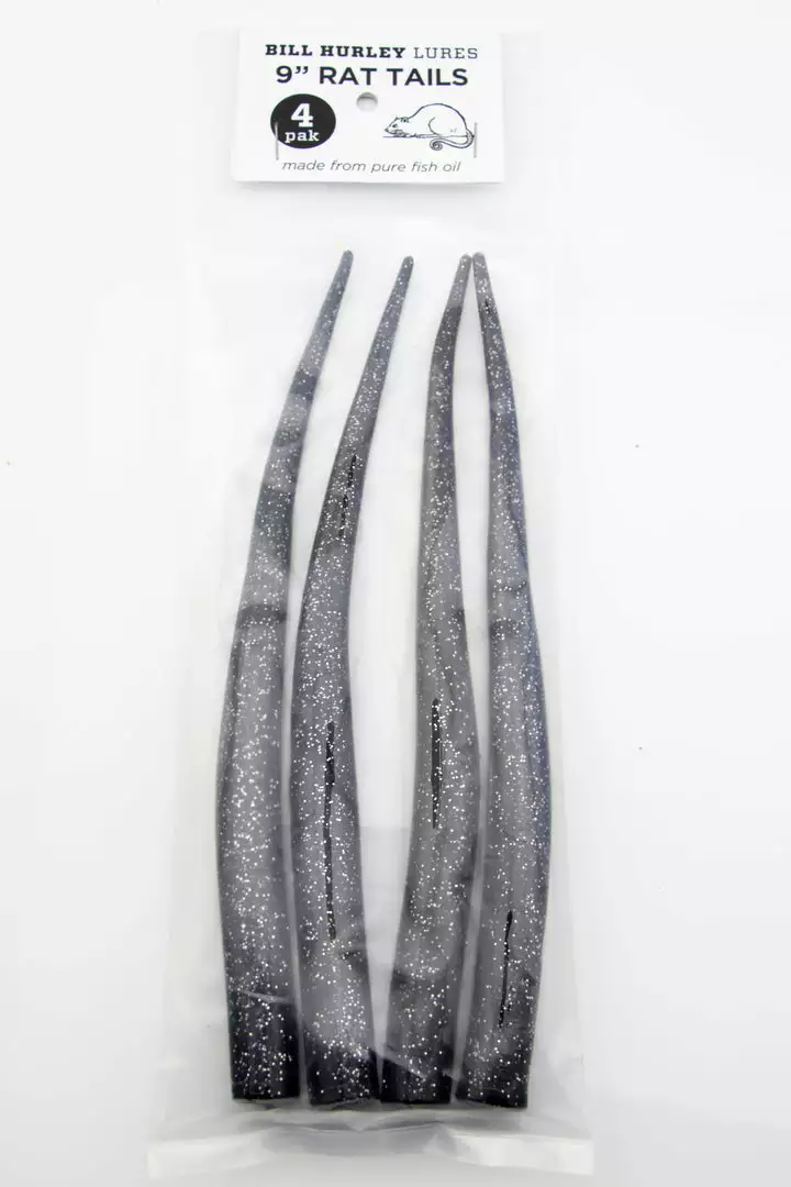 Bill Hurley Lures Bill Hurley 9" Rat Tail Replacement Tails 4 Bill Hurley Lures Bill Hurley 9" Rat Tail Replacement Tails