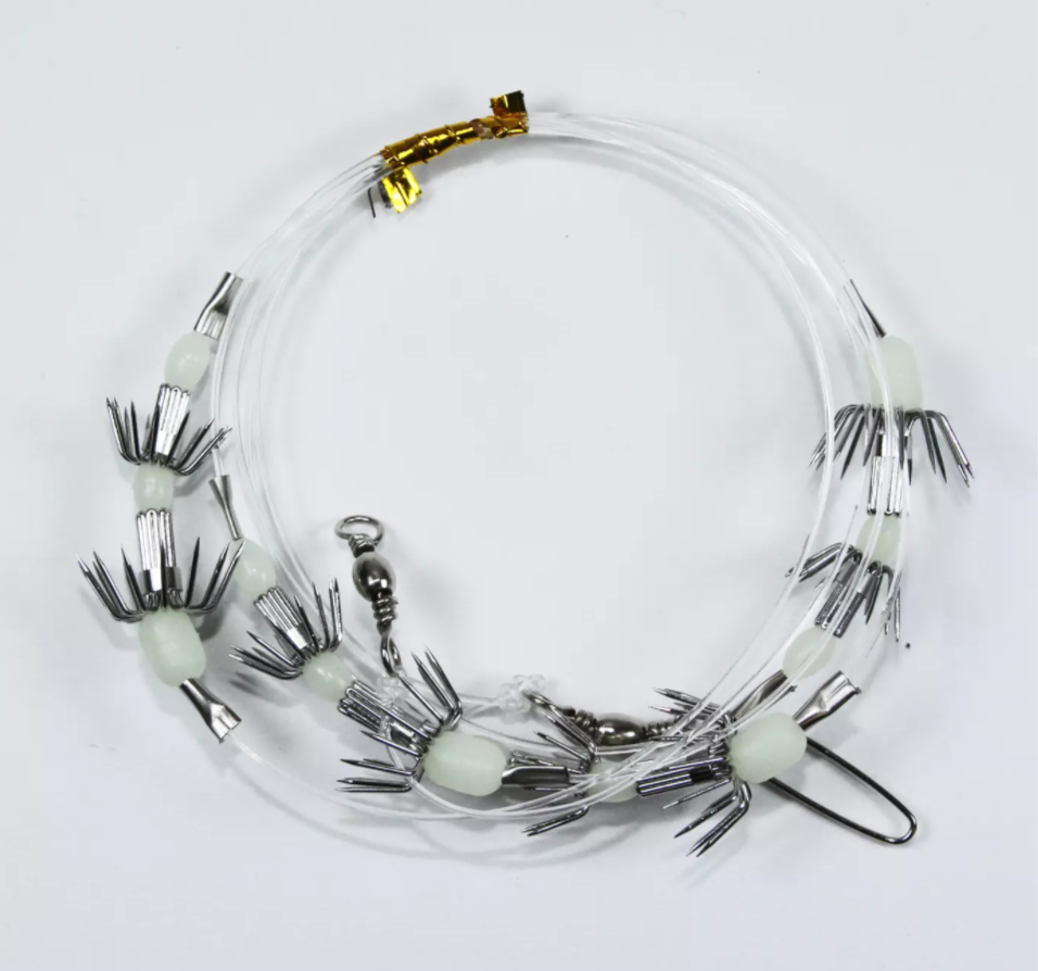 Promar Ahi 8-Hook Squid Catcher Plus Gangion Chain Lures 1 Promar Ahi 8-Hook Squid Catcher Plus Gangion Chain Lures