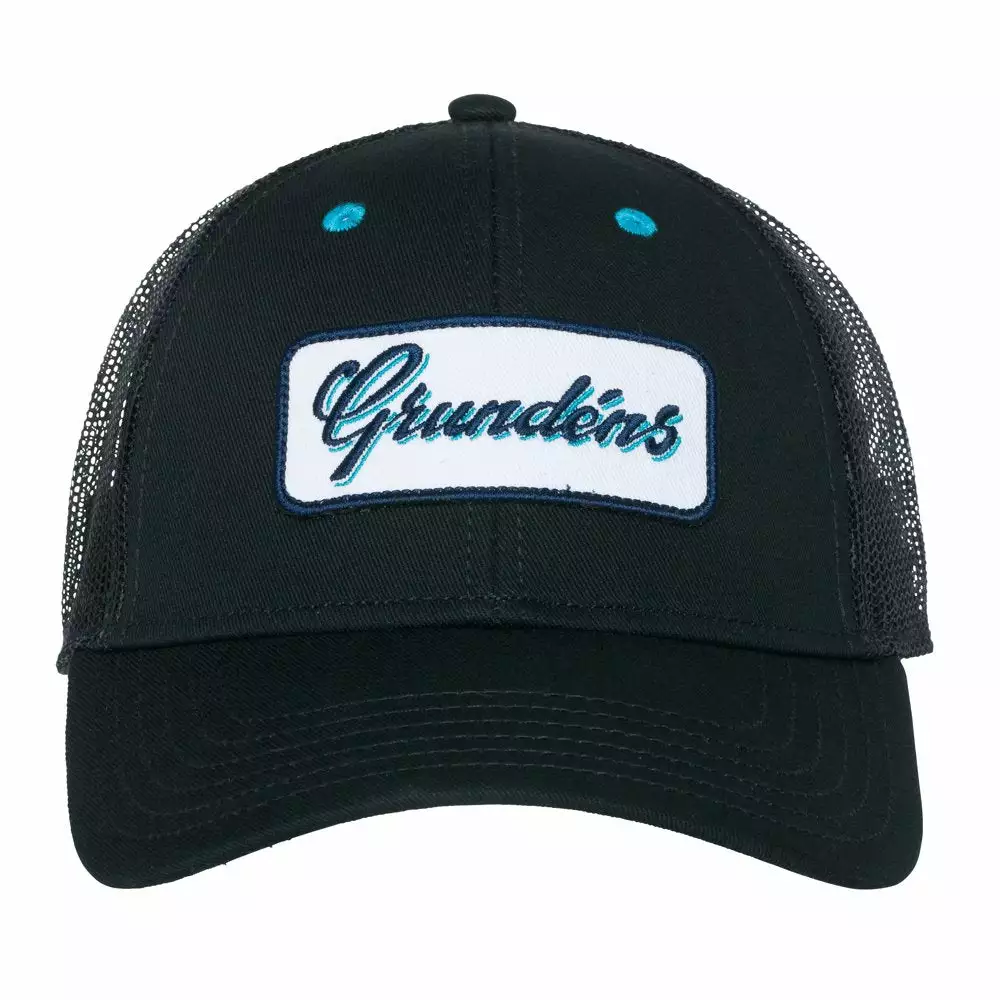 Grundéns Grundens Women's Original Script Trucker Hat 1 Grundéns Grundens Women's Original Script Trucker Hat