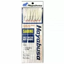 Hayabusa Sabiki EX123 White Feather Bait Catching Rigs Terminal Tackle